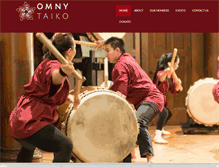 Tablet Screenshot of omnytaiko.org